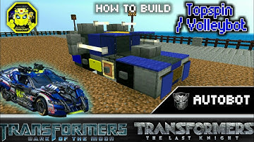 Minecraft - how to build Topspin/Volleybot Car mode Transformers 3-5 สร้างรถ ท็อปสปิน/วอลเลย์บ๊อท