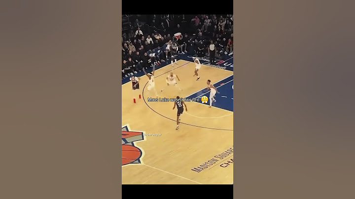 Luka really has eyes behind his head 😤 #nba