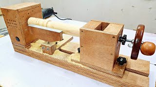DIY Wood Lathe from Angle Grinder - Angle Grinder Projects|| Woodworking