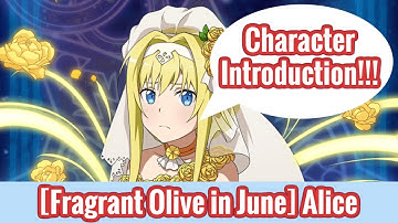 SAO MD: First look at [Fragrant Olive in June] Alice Character Introduction Event (HD)!