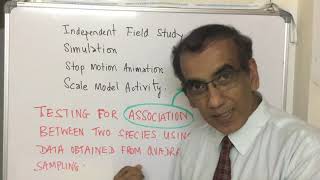 Scale Model Field Study-IB Biology Quadrat Sampling and Chi Squared Test
