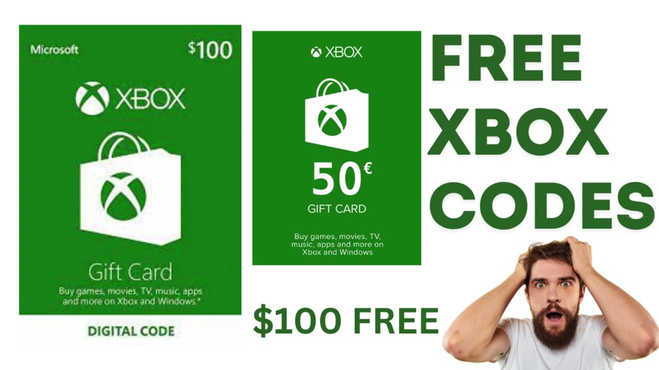 Free Xbox Gift Card Codes 2026= How To Get Free Xbox Codes