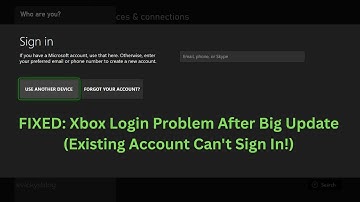 How to Fix Xbox Sign-In Error (Use Another Device Not Working)