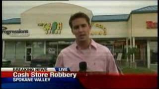 Robber hits Cash Store in Spokane Valley