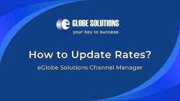 How to update Rates thorugh eGlobe HMS?