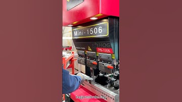 Hogi mini All-electric servo CNC press brake,energy-saving and power-saving,easy to operate#machine