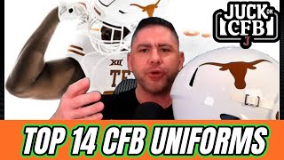THE DEFINITIVE TOP 14 UNIFORMS IN COLLEGE FOOTBALL!