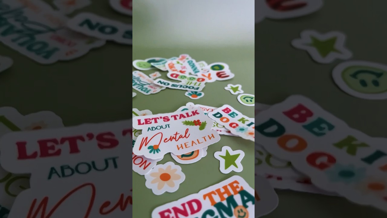 Mental Health Stickers 🌼