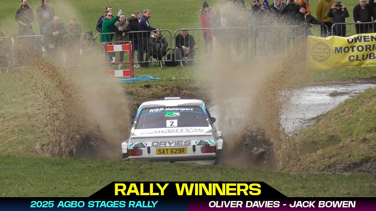 2025 AGBO Stages Rally - Oliver Davies & Jack Bowen - Ford Escort MK2 ...