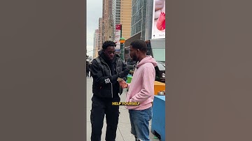 Interview on streets of New York goes horribly #comedyvideo #funny  #streetinterview  #prank #pranks