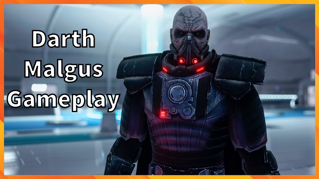 Darth Malgus Gameplay Star Wars Battlefront 2
