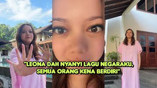 Kasih Iris Leona Excited Sudah Balik Ke Malaysia, Random Betul Nyanyi Lagu Negaraku sampai habis