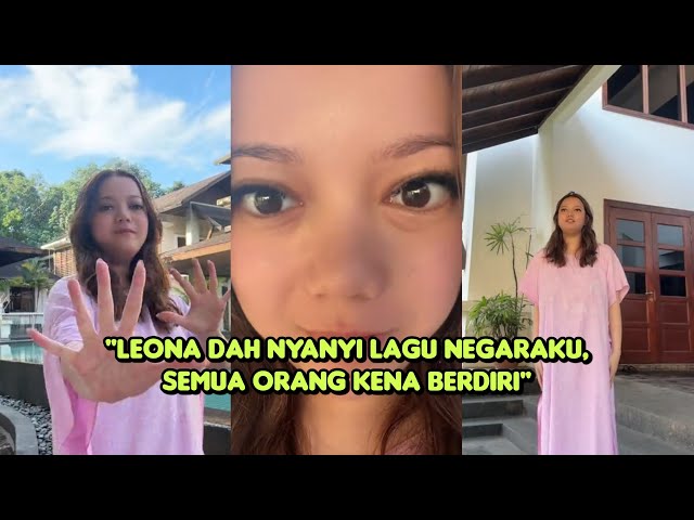 Kasih Iris Leona Excited Sudah Balik Ke Malaysia, Random Betul Nyanyi Lagu Negaraku sampai habis class=