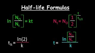 Understanding Half-life formulas with example. Profile