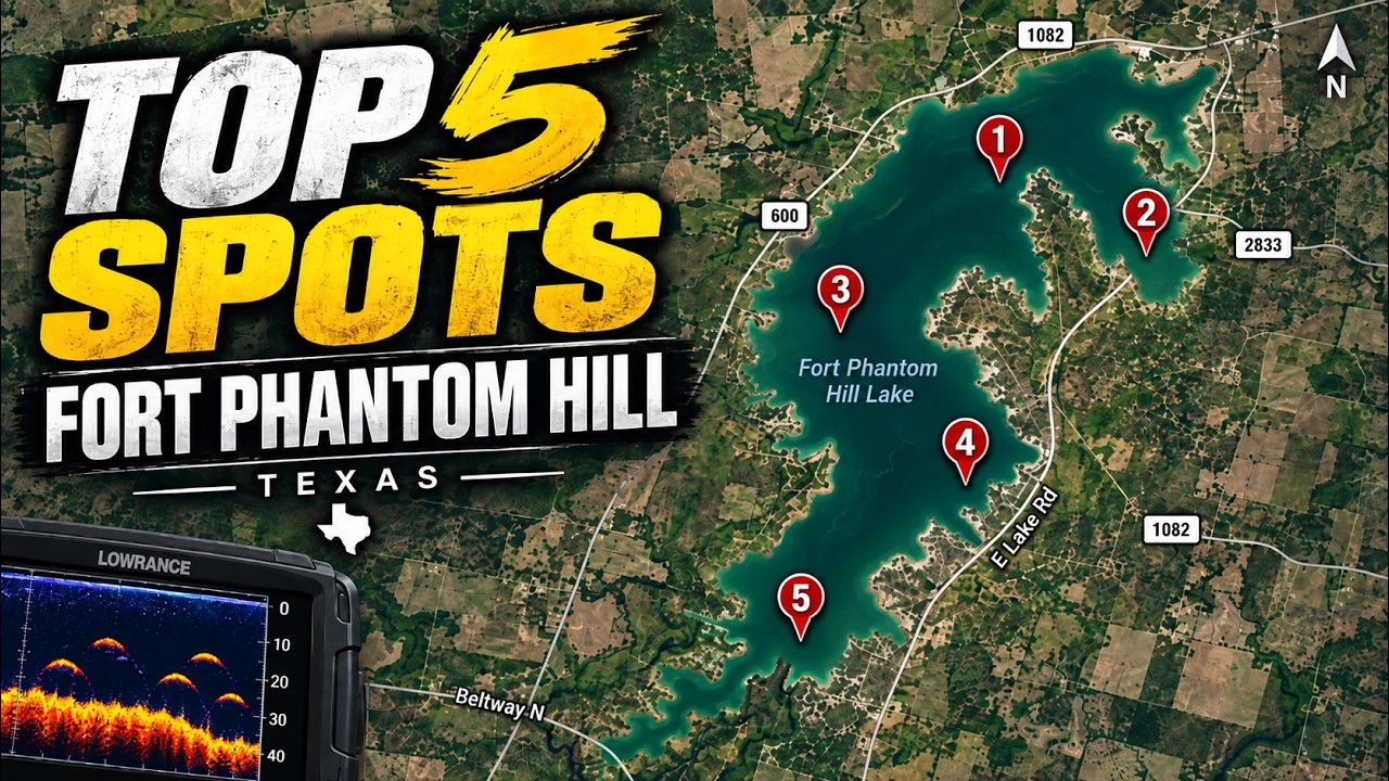 Fort Phantom Hill Bass Fishing | Top 5 MUST Fish Spots