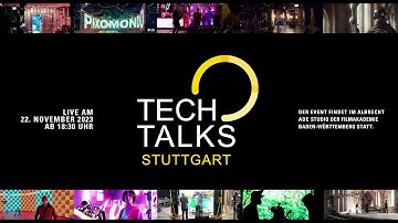 TechTalks Stuttgart 22.11.2023 - Live from Studio 2 @FilmakademieBW