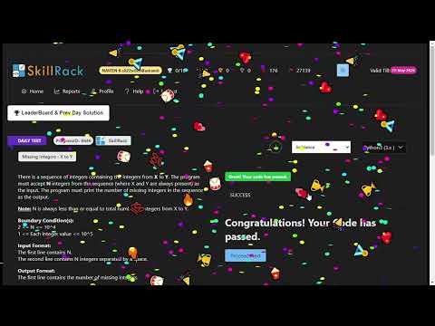 skillrack daily Test|skillrack python|3/9/2023|DT|skillrack today solution|skillrack today dt|