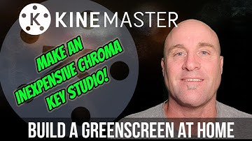 Kinemaster Tutorial - inexpensive Greenscreen/Chroma Key Studio set up and intro to Greenscreen Pt 1