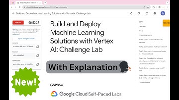 Build and Deploy Machine Learning Solutions with Vertex AI: Challenge Lab #qwiklabs #GSP354