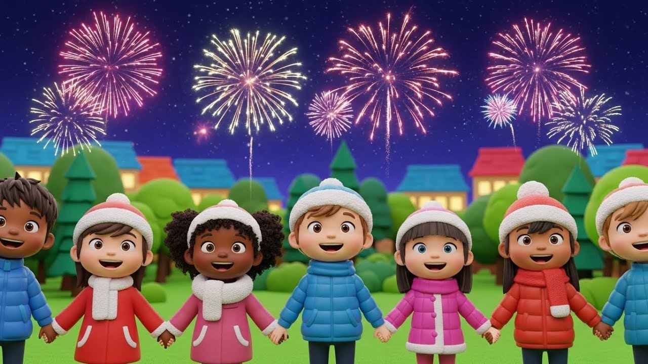 New Year Fireworks Rhyme for Kids | Holiday Song for Kids, Popular Nursery Rhyme, Baby Songs & Kids