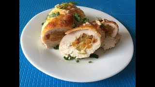 Куриное филе фаршированное курагой/Рулетики с курагой в вине/Рулетики с куриного филе в духовке Куриное филе фаршированное курагой/Рулетики с курагой в вине/Рулетики с куриного филе в духовке