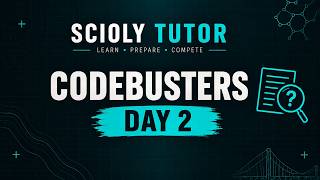 SciOly Summer Workshop - Codebusters Day 2 (DIV B)