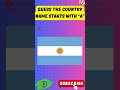 Can You Name All the Countries Starting with 'A' in 5 Seconds? #quiz #viral #trending #shorts #fyp