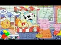 Peppa Pig goes shopping with his mother Pig at the eco-friendly market - Peppa Pig Puzzle Games