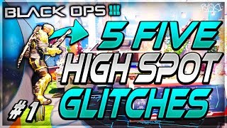 Black Ops 3 Glitches : 5 Insane Random High Spots #1 - BO3 Glitches 1.21 - PS4/XBOX1