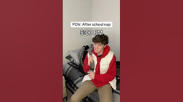 POV: After school nap 🧟