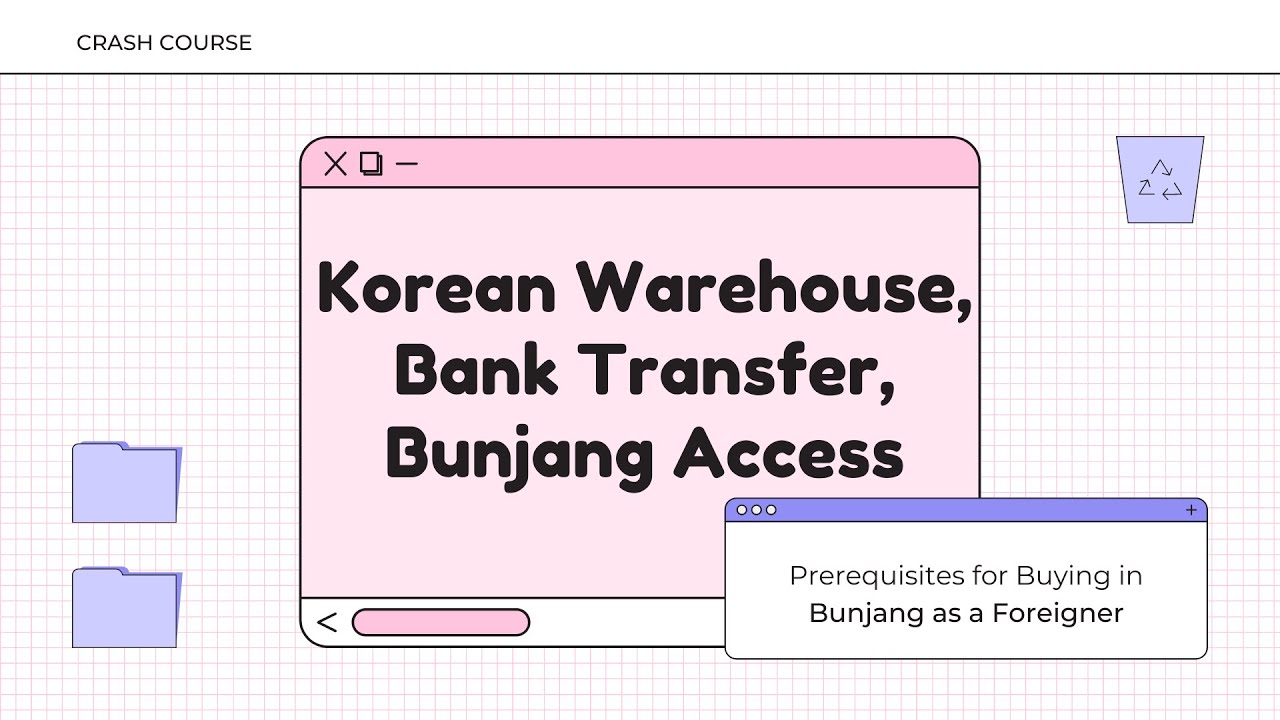 Korea Warehouse Service 🌟Crash Course How To Get Bunjang Access, Kr