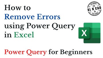Remove Errors using Power Query in Excel