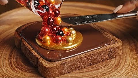 AI Generated Satisfying Toast Video - Rainbow Fruits & Spreads | ASMR Food