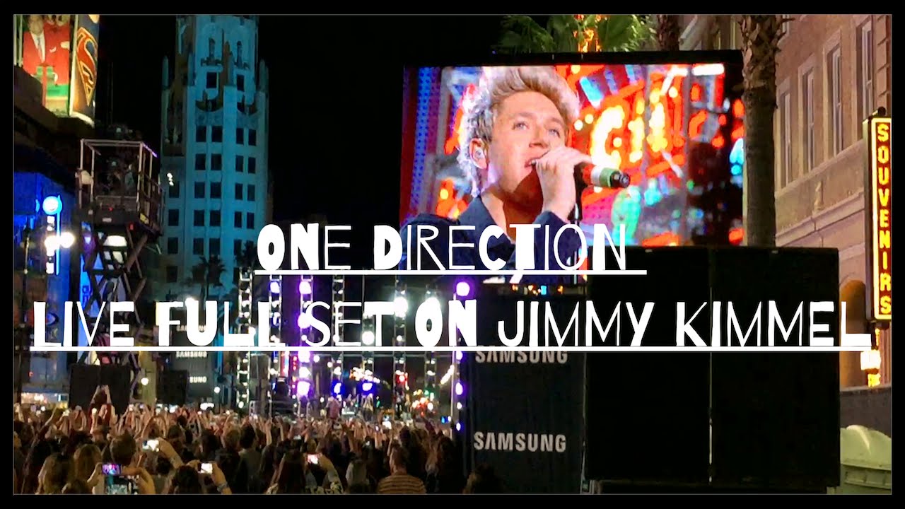 One Direction - Full Set on Jimmy Kimmel Live