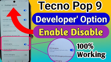 Tecno pop 9 developer option enable //usb debugging enable