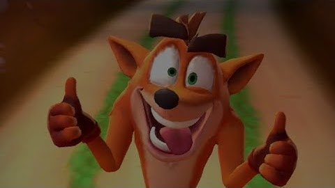 Crash Bandicoot On The Run: the Funniest Mobile game#Shorts💥👾