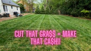 Mowing EXTREMELY THICK lawns!!