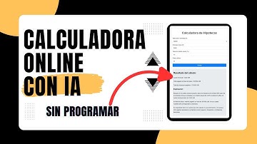 ¡Crea tu Propia Calculadora online en 5 Minutos con IA! (Sin Necesidad de Programación)