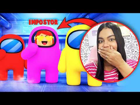 I played Among Us on Roblox!
