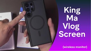 King Ma Vlog Screen wireless mirror display for your phone