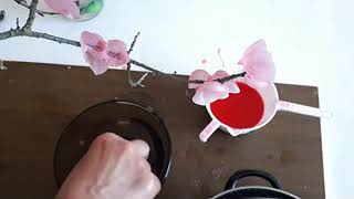 картинка: Мастер-класс по изготовлению веточки цветущей сакуры Ткаченко Е.В.