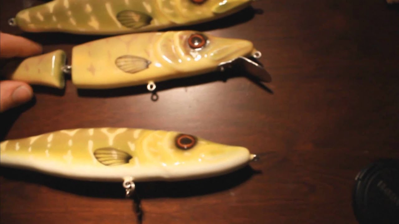 Baby pike vol2, artic char and rainbow trout jerk baits + few new cool