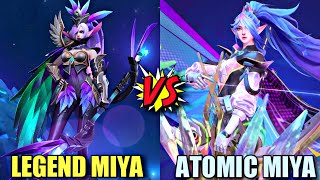 Atomic Miya Vs Legend Miya Side By Side Comparison Mobile Legends