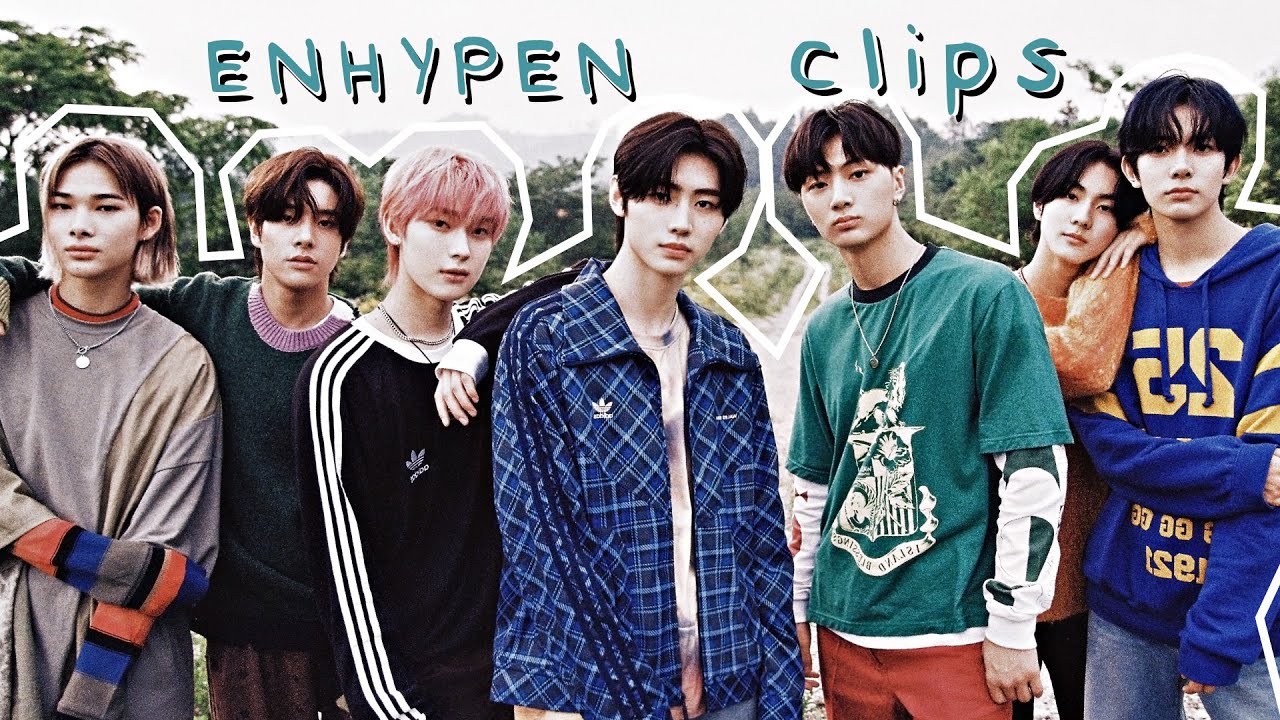 [HD] ENHYPEN (various duos, trios) - soft clips for editing | Scene pack #1 + MEGA LINK