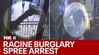 Racine police: Serial business burglary suspect arrested | FOX6 News Milwaukee