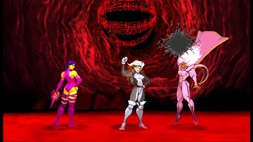 Marvel VS Capcom 2 - Rogue/Storm/Psylocke - Expert Difficulty Playthrough