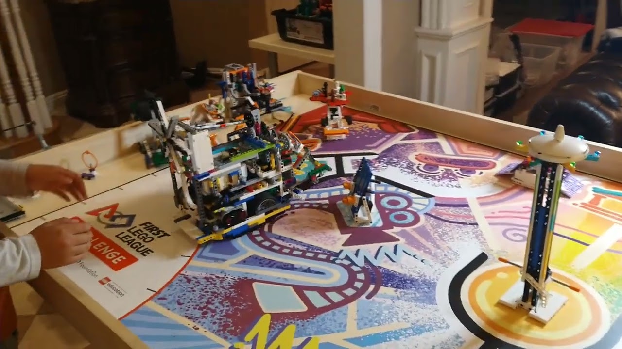 FLL Masterpiece robot game 2023-2024, one-person 515 points in 2.5 min