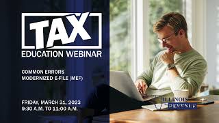 Common Errors - Modernized eFile (MeF)