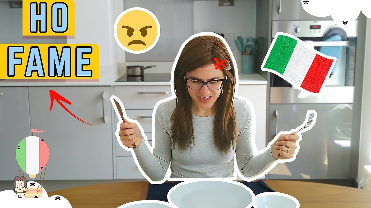 STOP Saying HO FAME! How do Italians Say They're HUNGRY? | Speak Italian like a Native Vocabulary