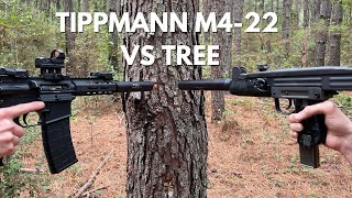 Full Auto M4-22s VS Tree #topshottreeservice